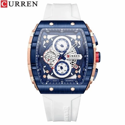 CURREN Men's Sports Rectangular Watch (Dial 4.7cm) - CUR221
