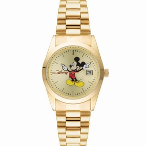 DISNEY TA45703 Mickey Mouse Gold Tone Watch