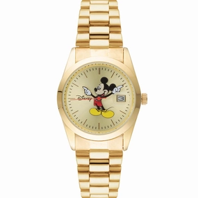 DISNEY TA45703 Mickey Mouse Gold Tone Watch