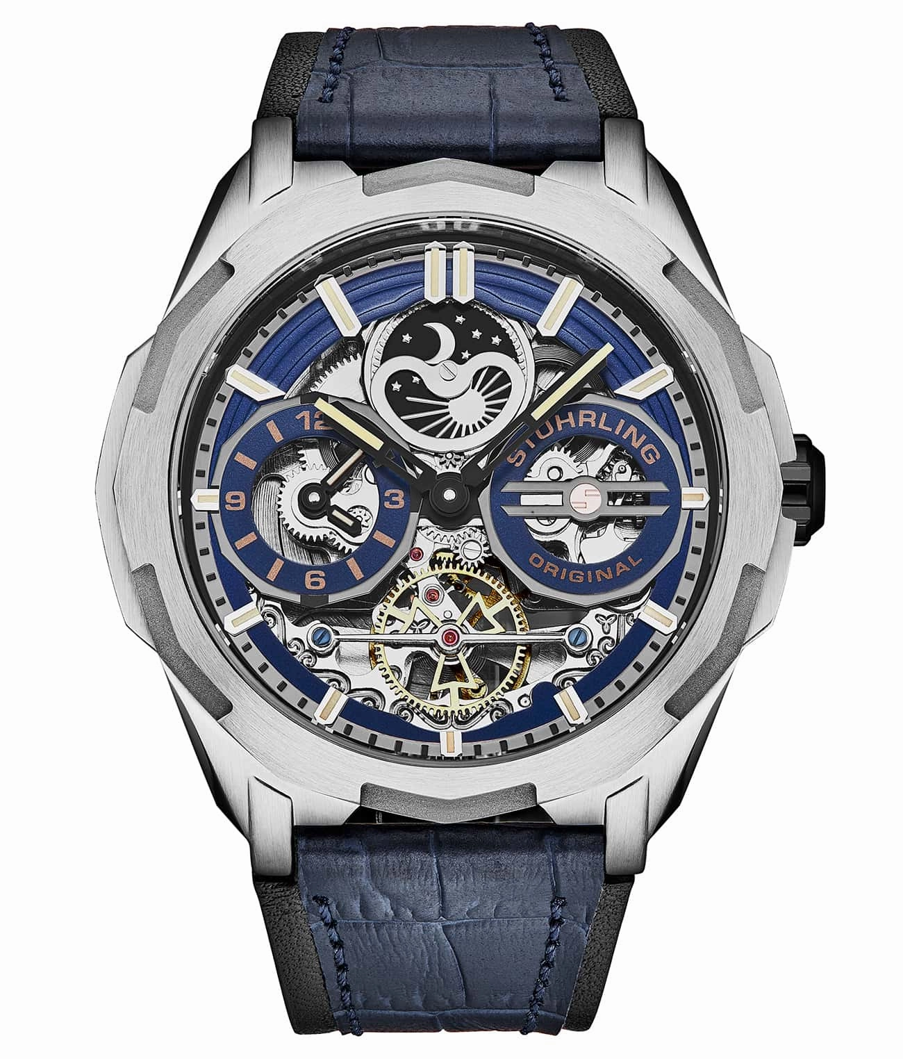 Dual Time Automatic Navigator 54mm Skeleton
