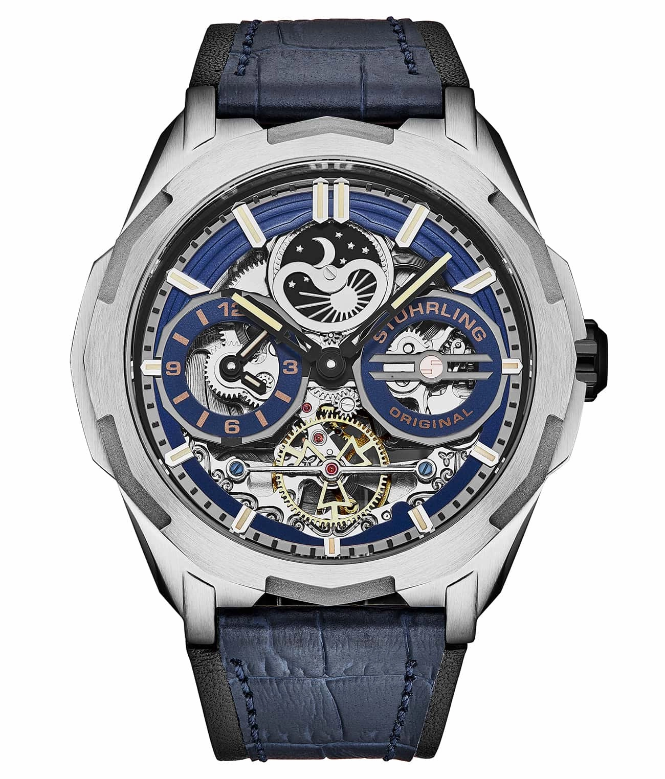 Dual Time Automatic Navigator 54mm Skeleton