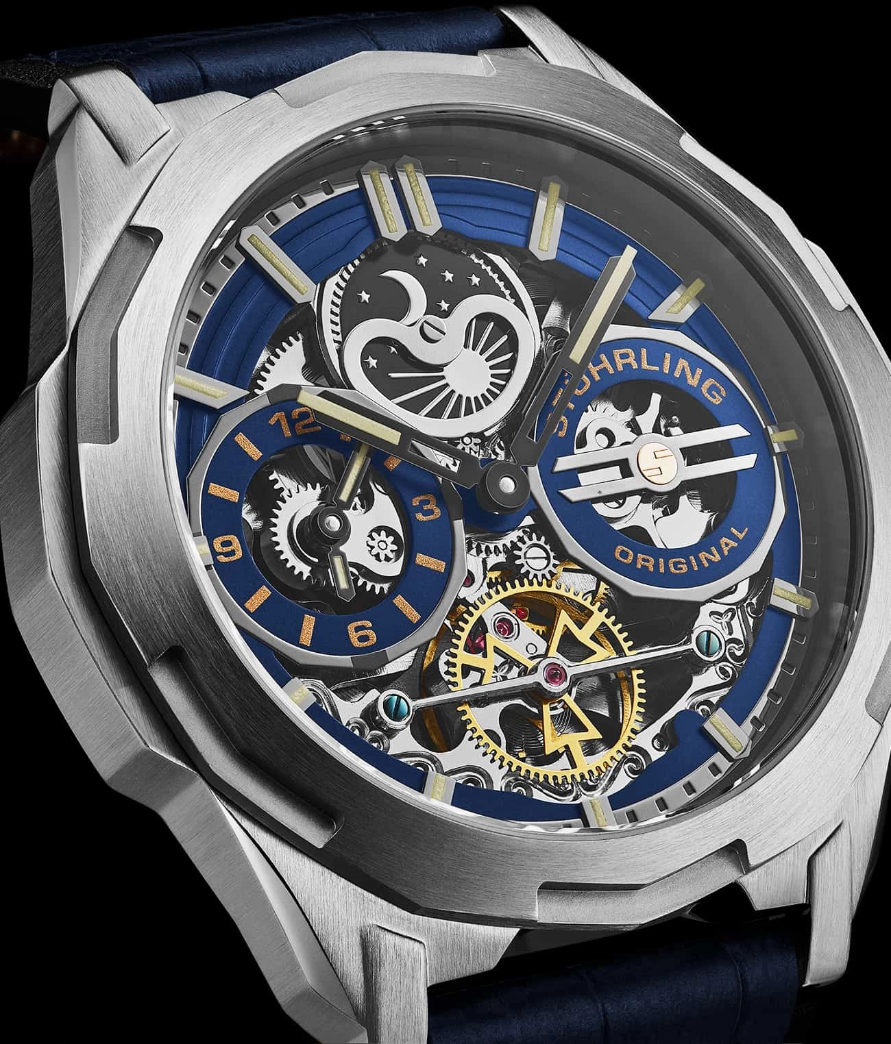 Dual Time Automatic Navigator 54mm Skeleton