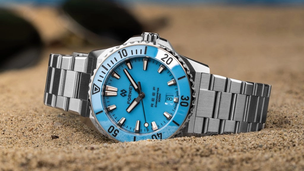 Formex REEF 39.5mm Automatic Chronometer 300m Bahama Blue Bracelet