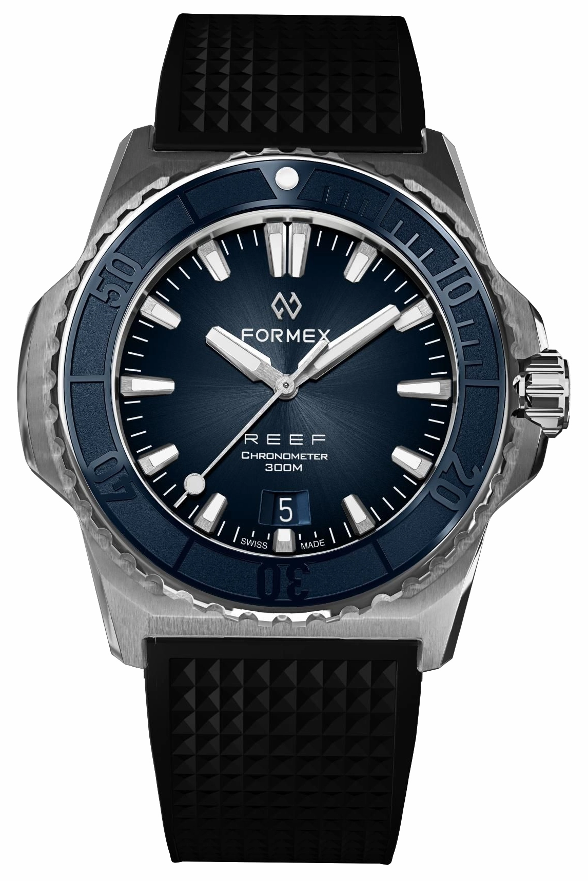 Formex REEF 39.5mm Automatic Chronometer 300m Blue Rubber