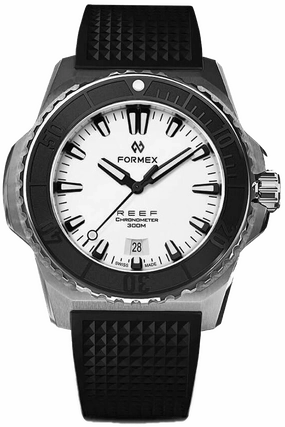 Formex REEF Automatic Chronometer 300m White Black Rubber