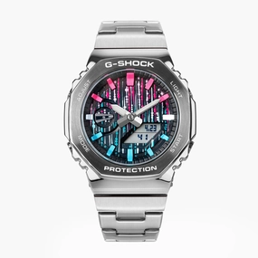 G-Shock CasiOak Blue Flamingo