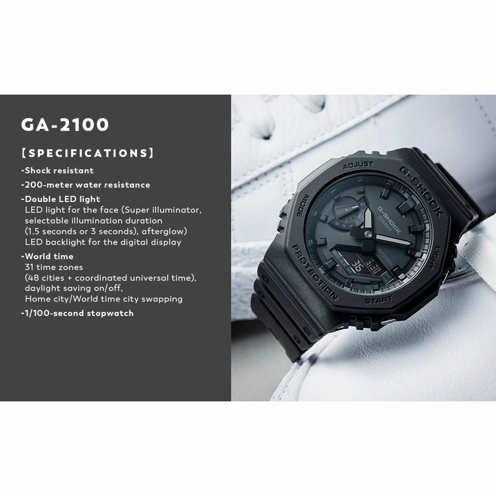 G-Shock GA2100-1A1 'CasiOak'