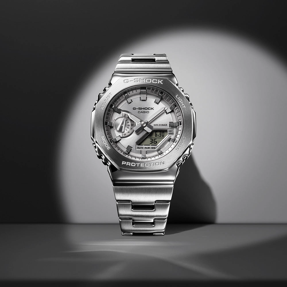 G-Shock GM2110D-7A G-Steel Metal Covered 'CasiOak'