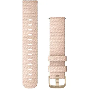 Garmin Watch Band - Blush Pink Woven Nylon Quick Release Sport Ready | 010-12924-12