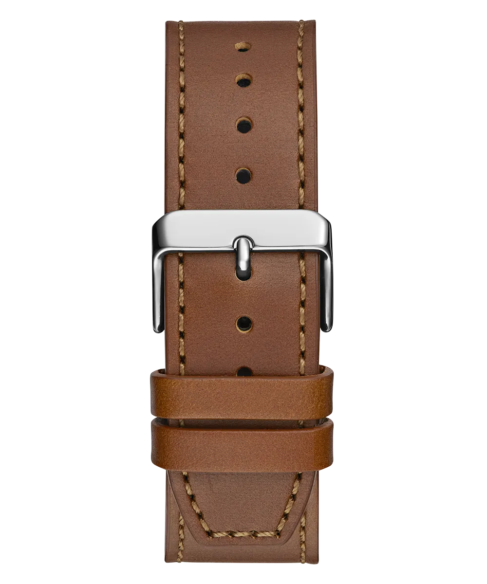 GUESS Mens Brown 2-Tone Multi-function Watch