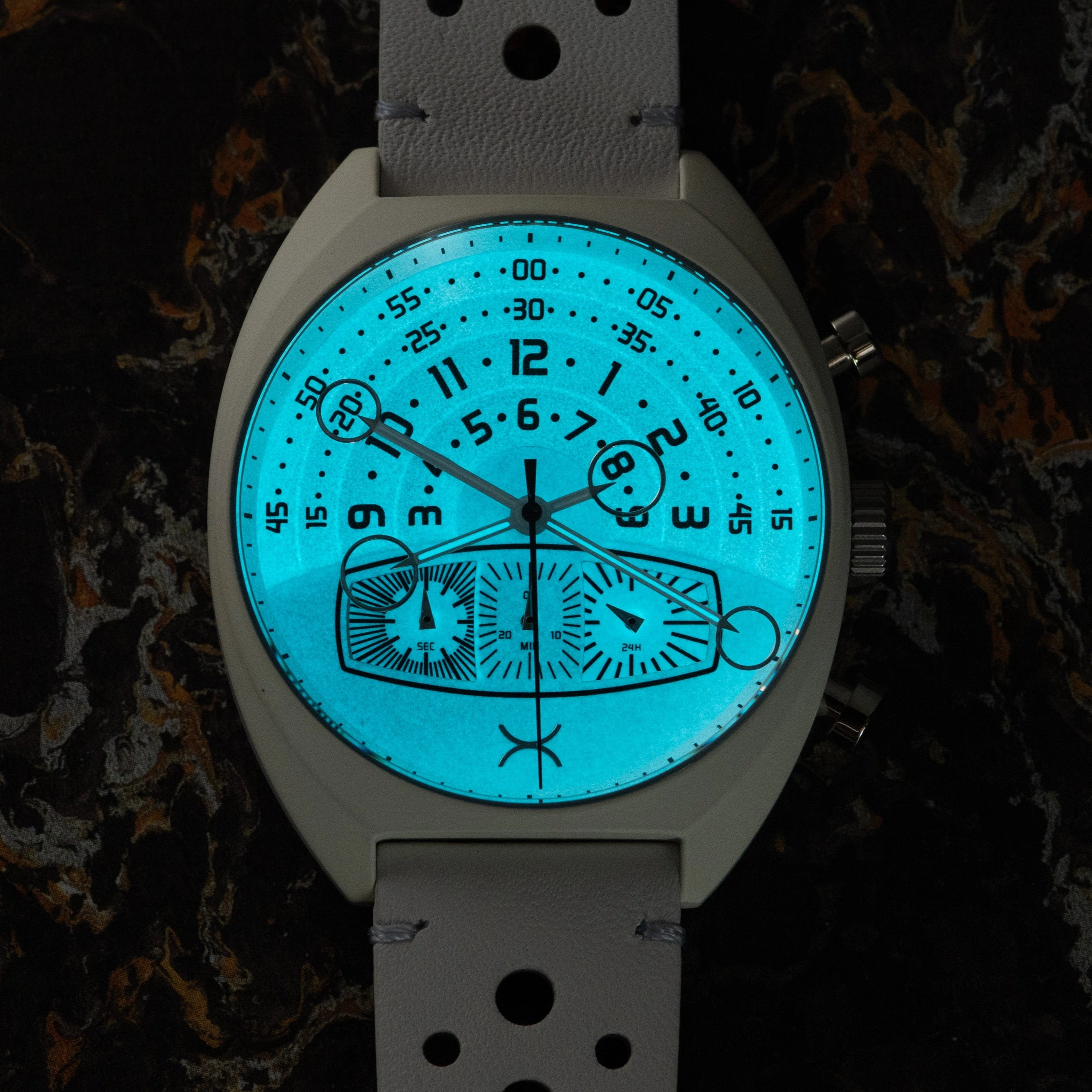 Halograph III Chrono All White Lume