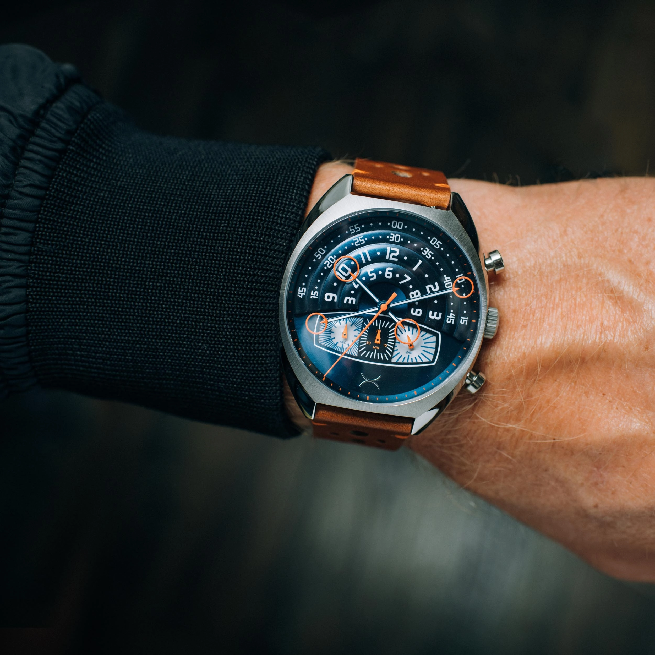 Halograph III Chrono Blue Tan