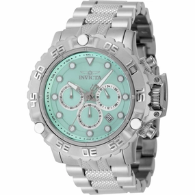 Invicta Men's Chrono Watch - Subaqua Turquoise and Silver Tone Dial Bracelet | 47181