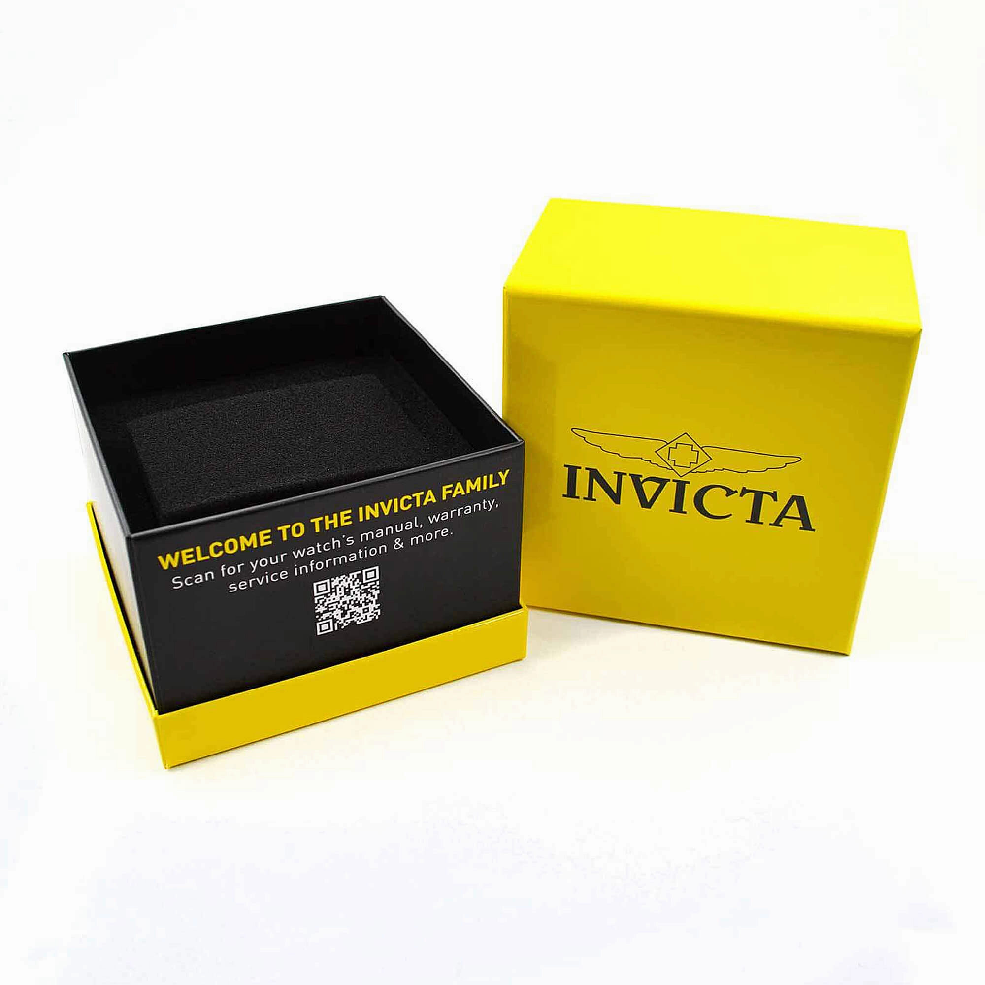 Invicta Men's Watch - Cuadro Mechanical Silver Tone, Red and Grey Dial Strap | 44002