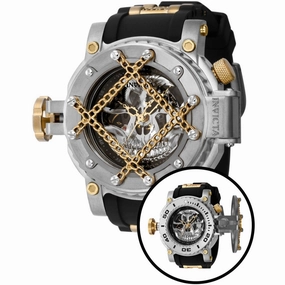 Invicta Men's Watch - Pro Diver Automatic Gold Tone and Black Dial Strap | 38581