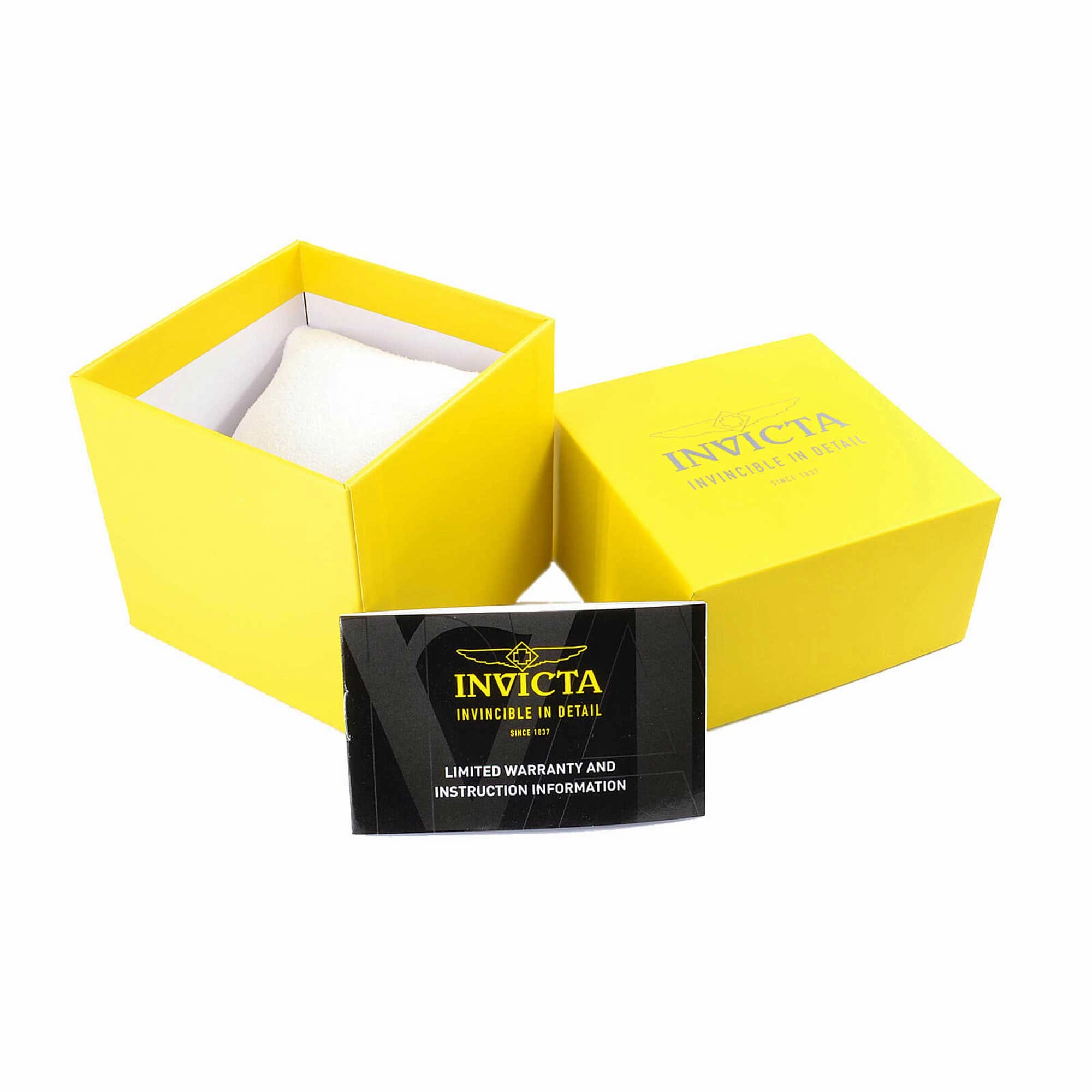 Invicta Men's Watch - Subaqua Poseidon Gunmetal and Yellow Dial Bracelet | 47180