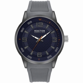 Kenneth Cole Reaction Men's Watch - Quartz Navy Blue Dial Grey Strap | KRWGM2186803