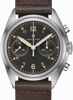 Khaki Aviation Pioneer Mechanical Chrono Black Ref. H76409530