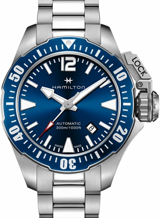 Khaki Navy Frogman Blue - Bracelet Ref. H77705145