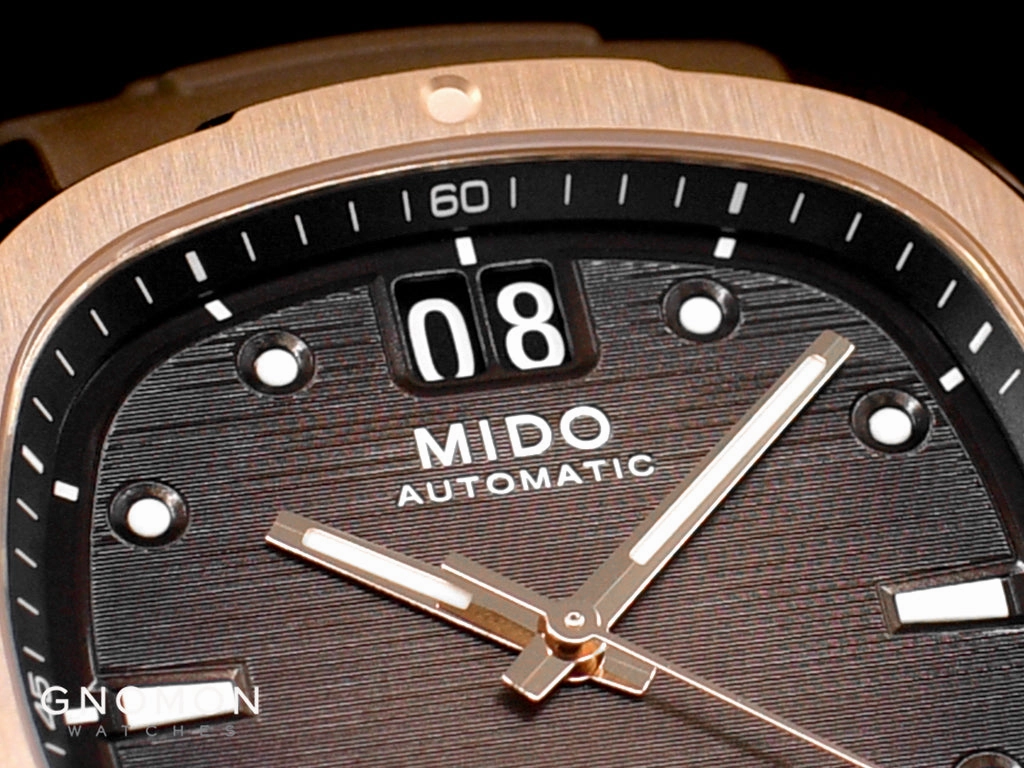 Multifort TV Big Date Rose Gold - Rubber Ref. M049.526.37.291.00