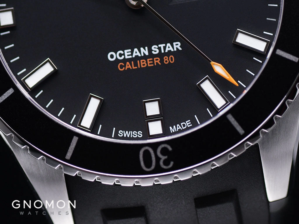 Ocean Star Captain Black - Rubber Ref. M026.430.17.051.00