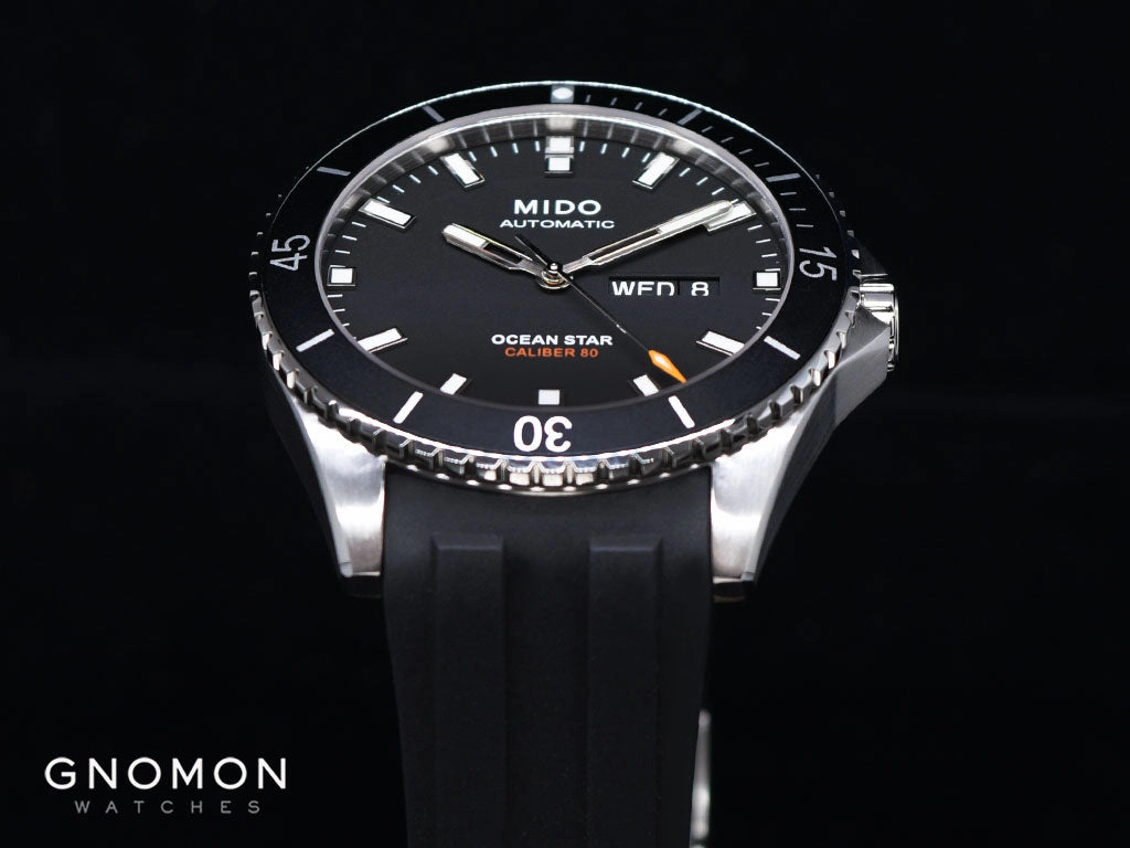 Ocean Star Captain Black - Rubber Ref. M026.430.17.051.00