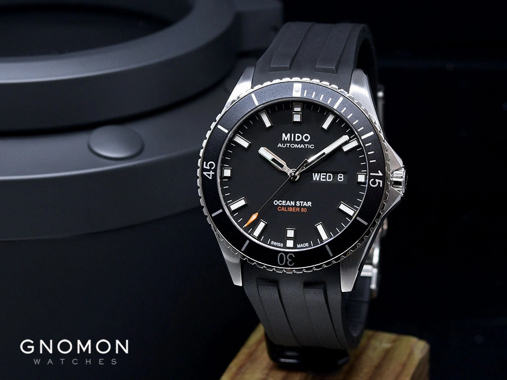Ocean Star Captain Black - Rubber Ref. M026.430.17.051.00