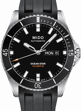 Ocean Star Captain Black - Rubber Ref. M026.430.17.051.00
