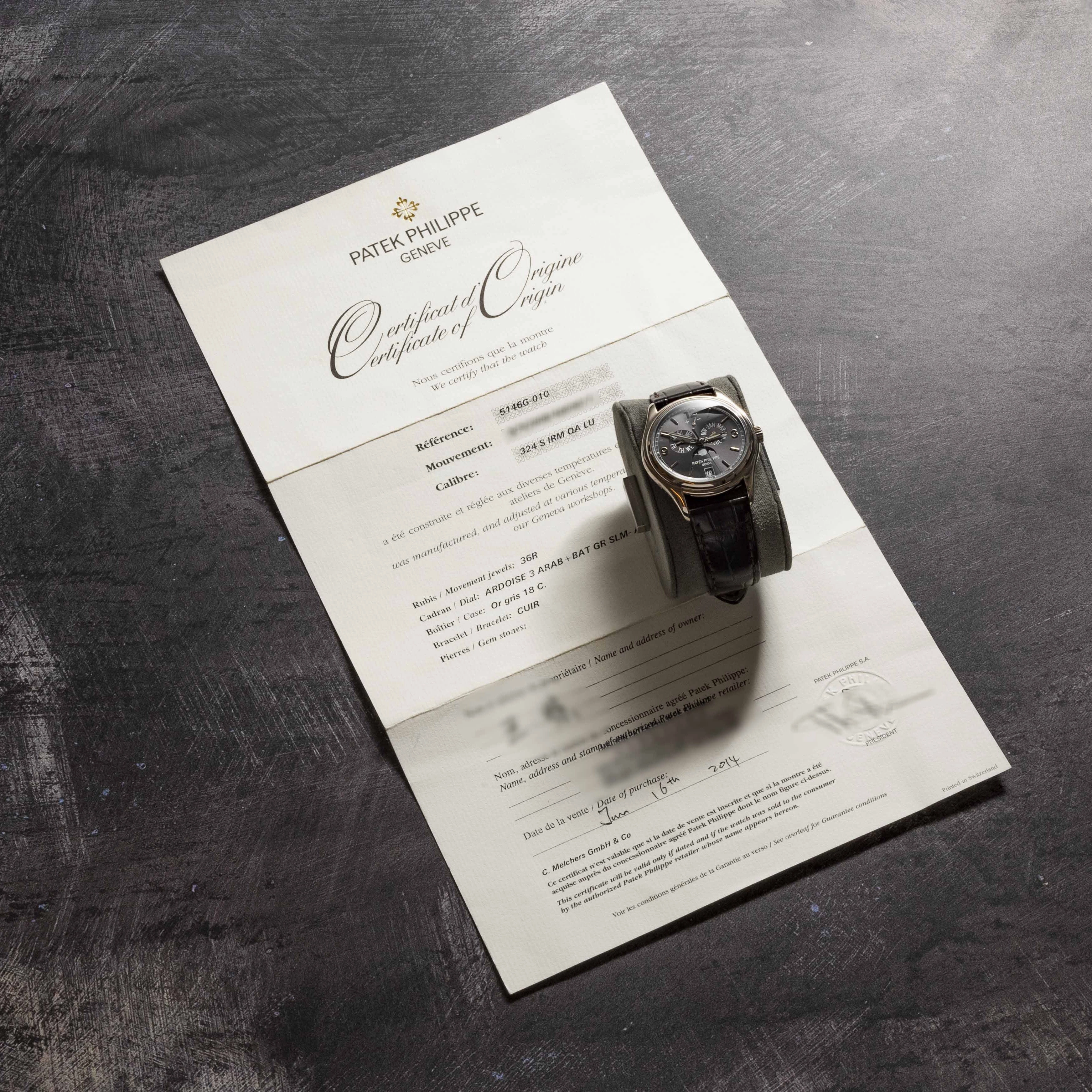 Patek Philippe Annual Calendar Moonphase