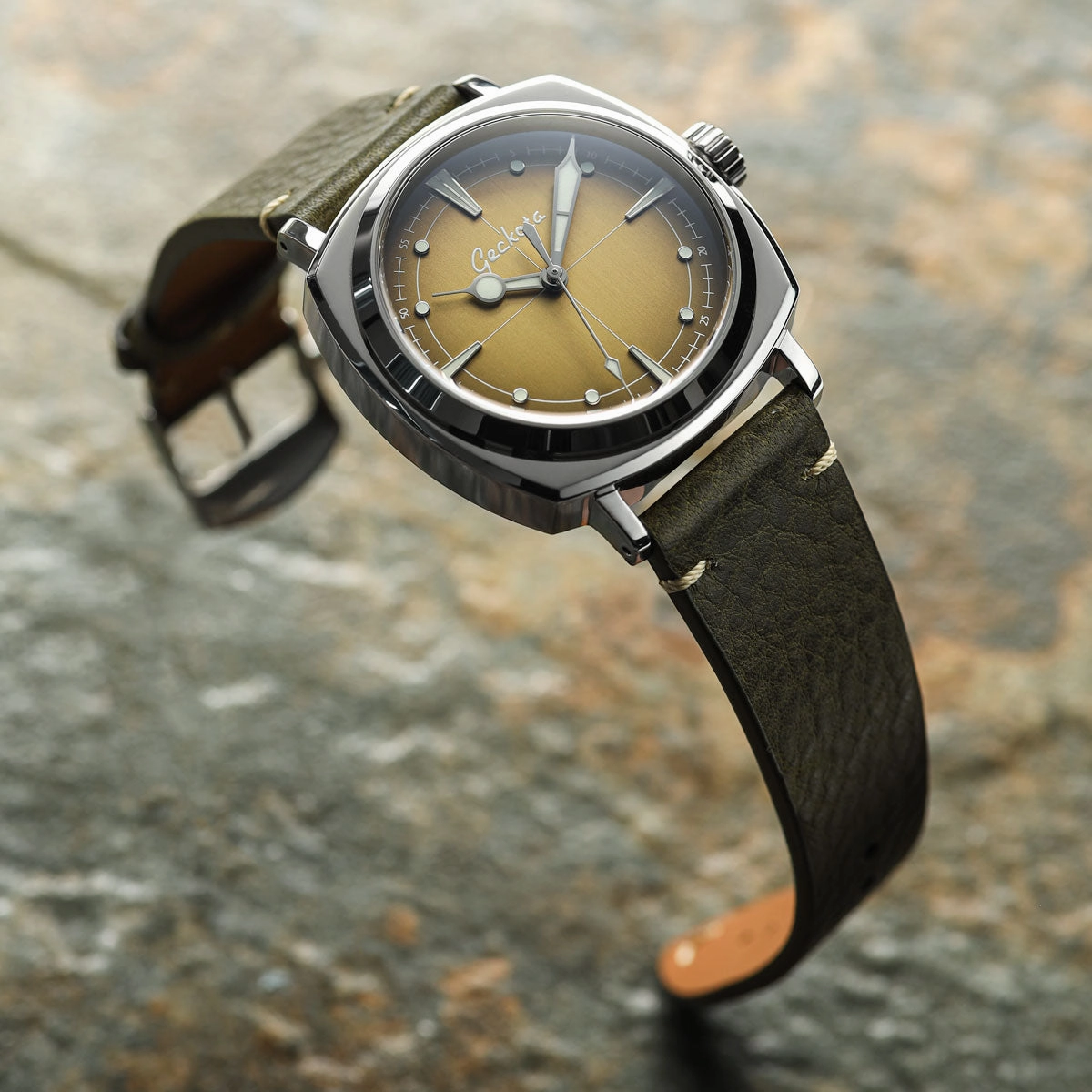 Pioneer Automatic Watch Brushed Beige Dial