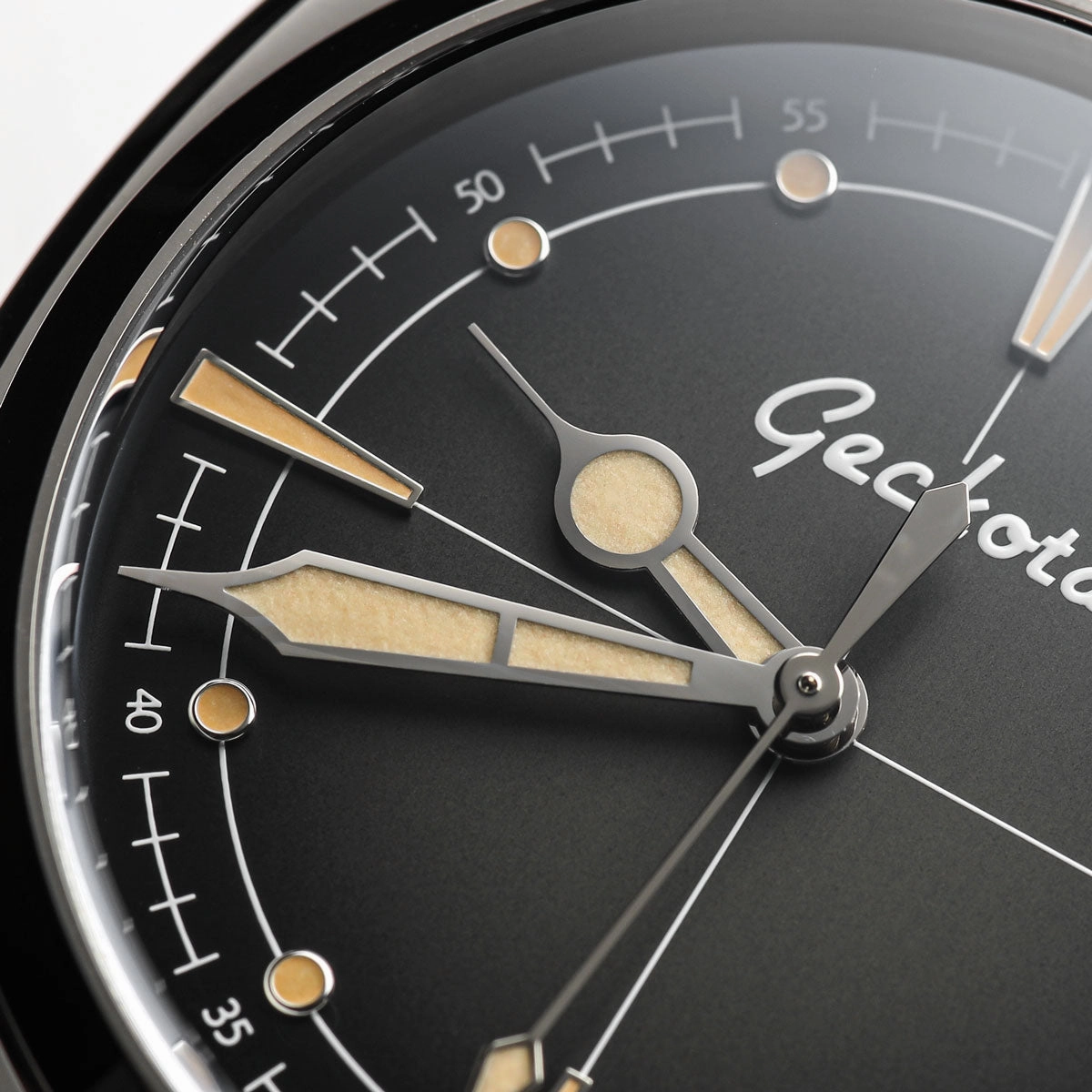 Pioneer Automatic Watch Brushed Black Dial