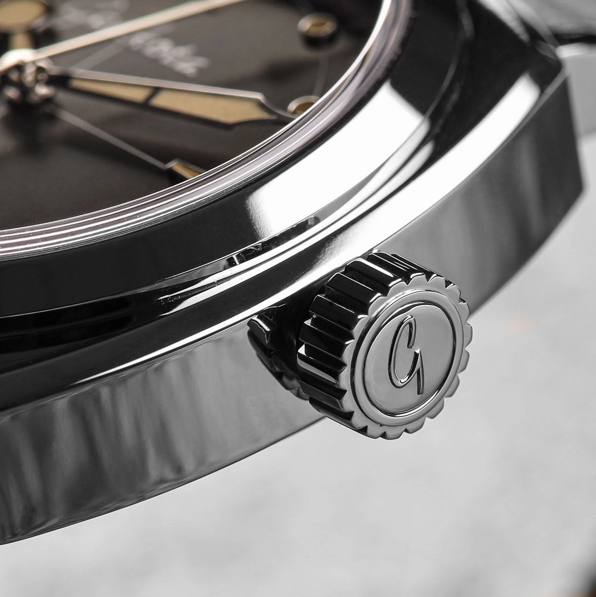 Pioneer Automatic Watch Brushed Black Dial