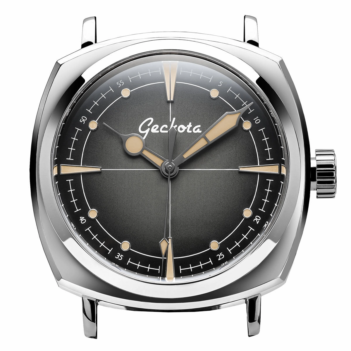 Pioneer Automatic Watch Brushed Black Dial