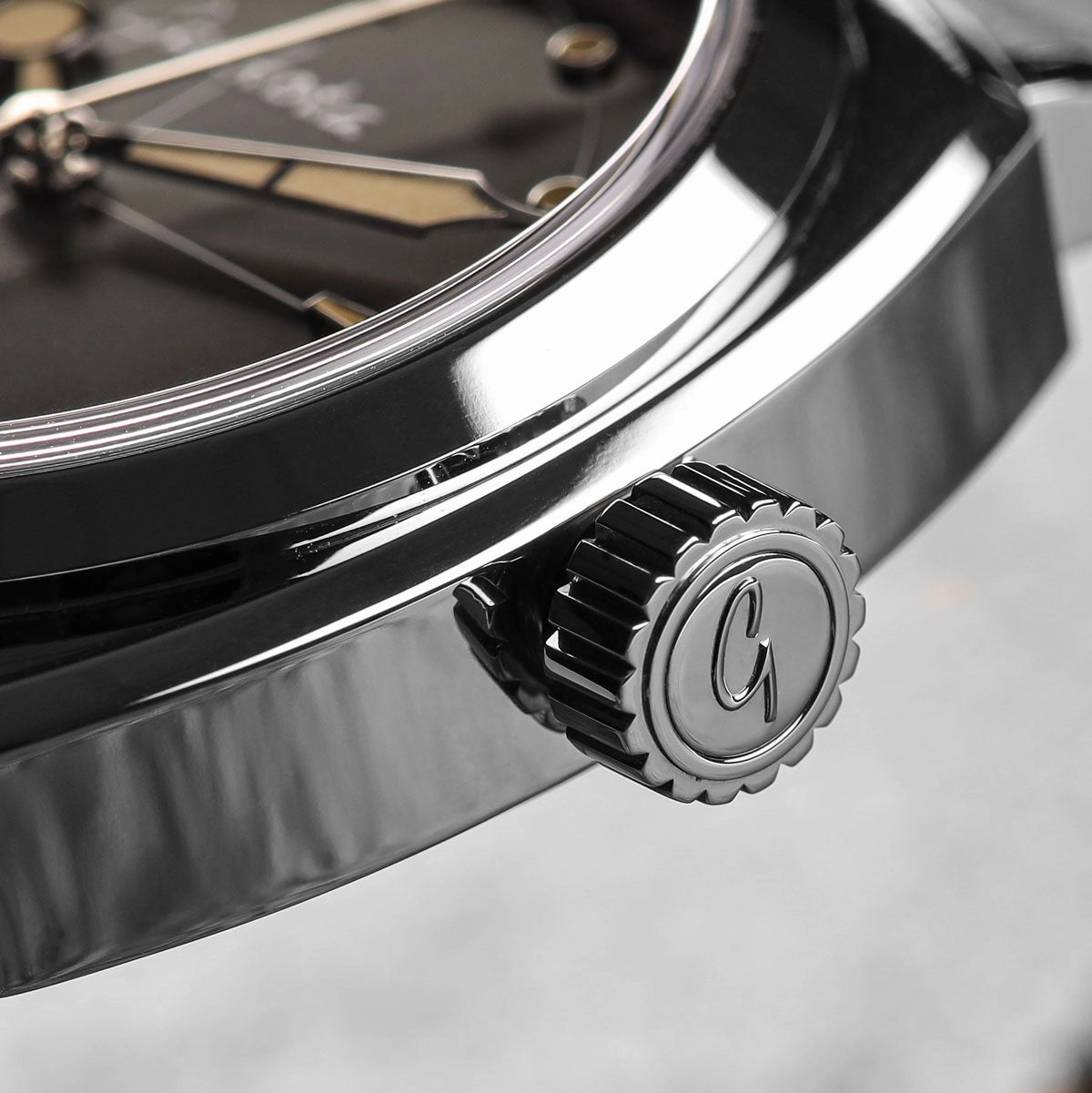 Pioneer Automatic Watch Brushed Black Dial