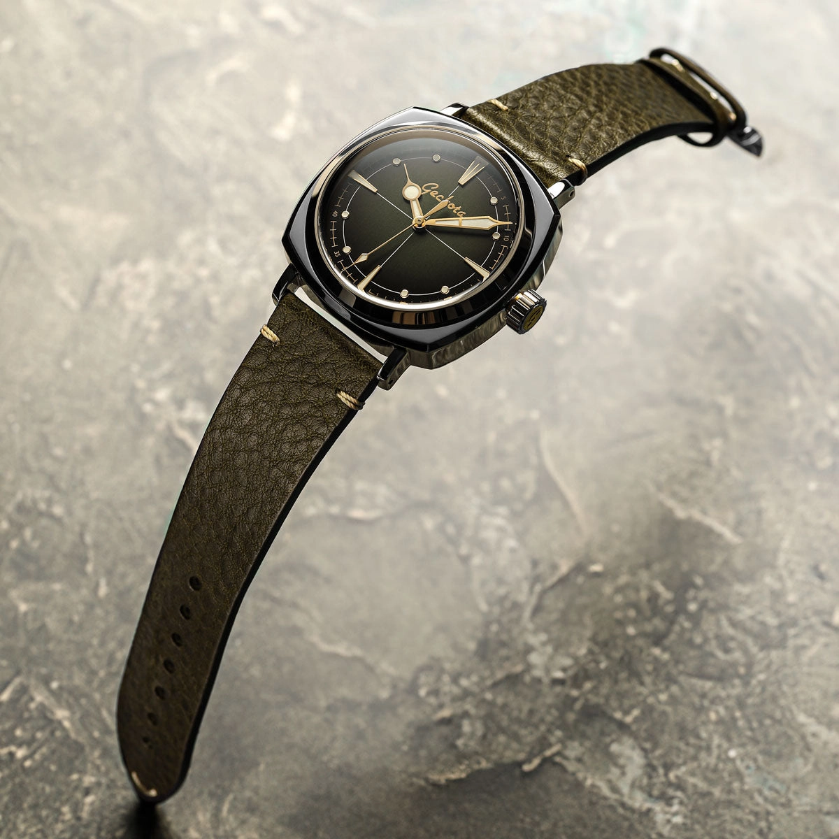 Pioneer Automatic Watch Brushed Green Dial