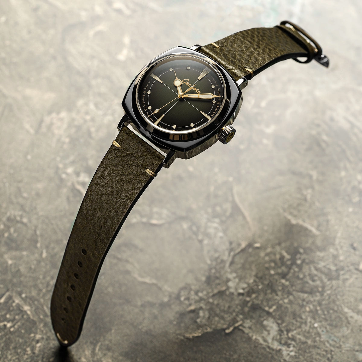 Pioneer Automatic Watch Brushed Green Dial