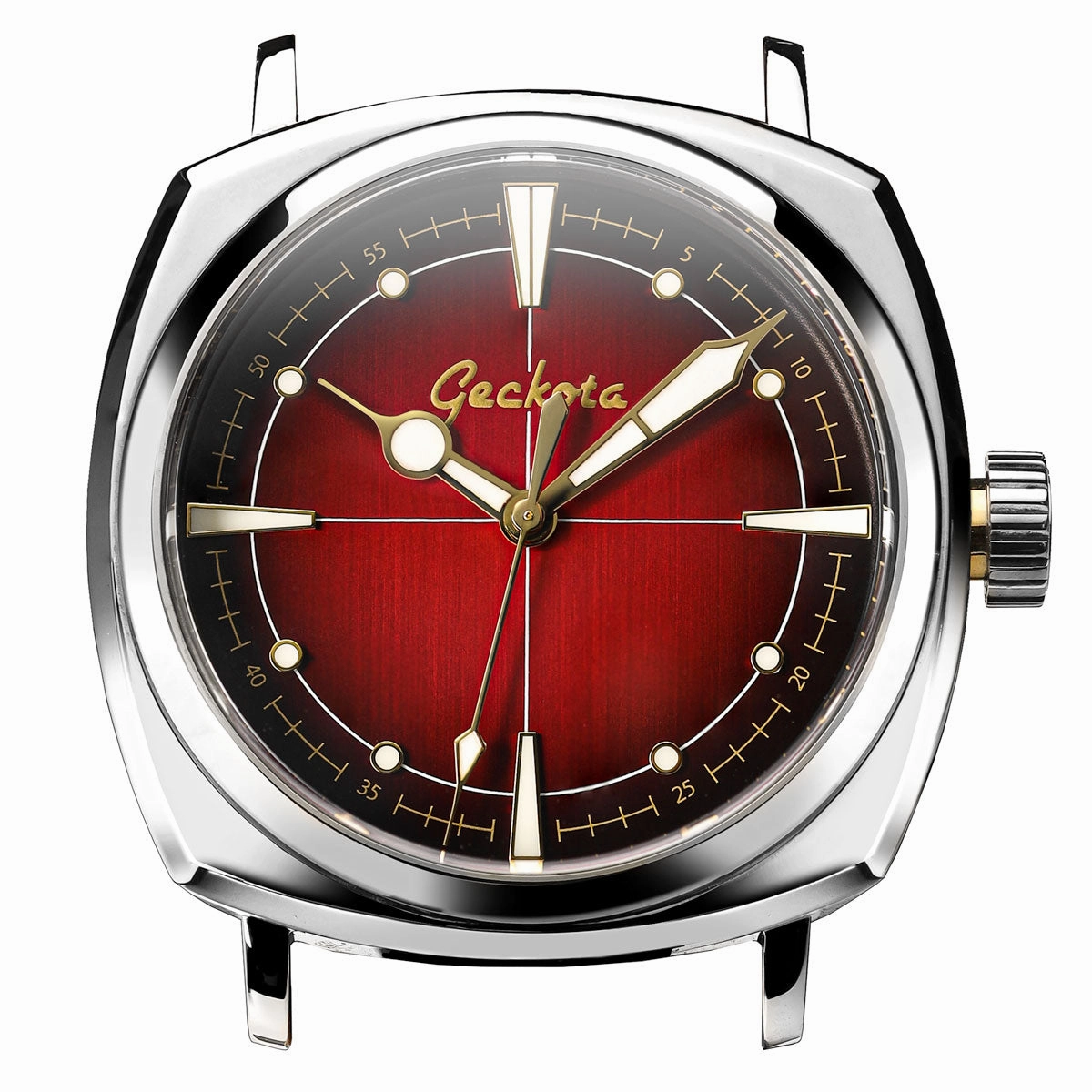 Pioneer Automatic Watch Brushed Red Dial