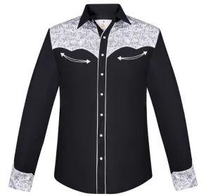 Rangers Ropa Black 159CA01 Western Shirt