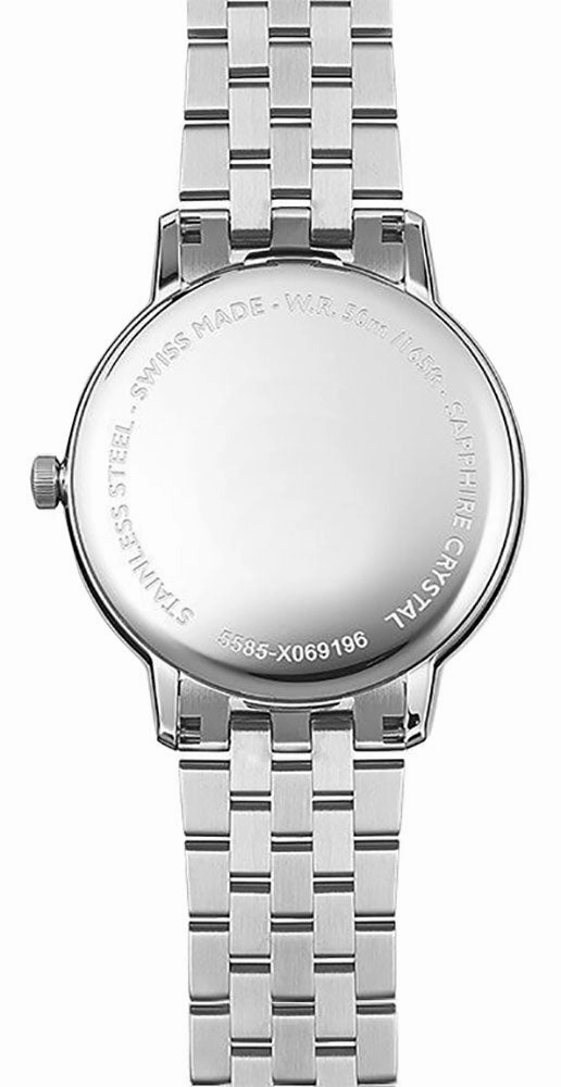 Raymond Weil Toccata Stainless Steel Silver Dial Date Quartz Mens Watch 5585-ST-65001