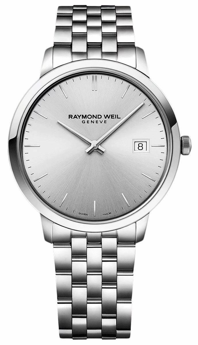 Raymond Weil Toccata Stainless Steel Silver Dial Date Quartz Mens Watch 5585-ST-65001