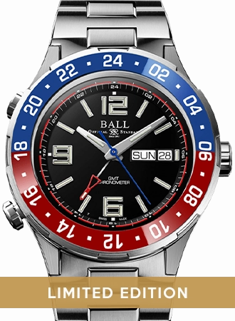 Roadmaster Marine GMT Blue/Red Ceramic - Ltd Ed 1000pcs Ref. DG3030B-S4C-BK