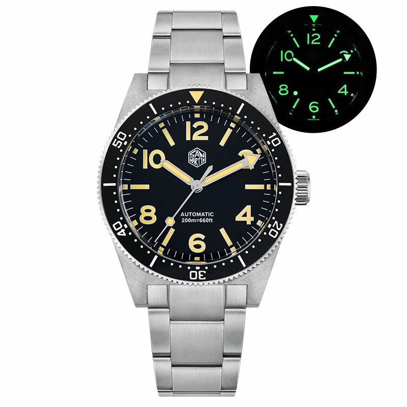 San Martin 39mm Retro 62mas Dive Watch SN0139
