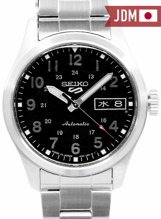 Seiko 5 Sports “Field Sports Style” Automatic 36 Black Ref. SBSA197