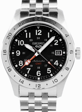 Seiko 5 Sports “Field Sports Style” GMT Black Ref. SBSC011