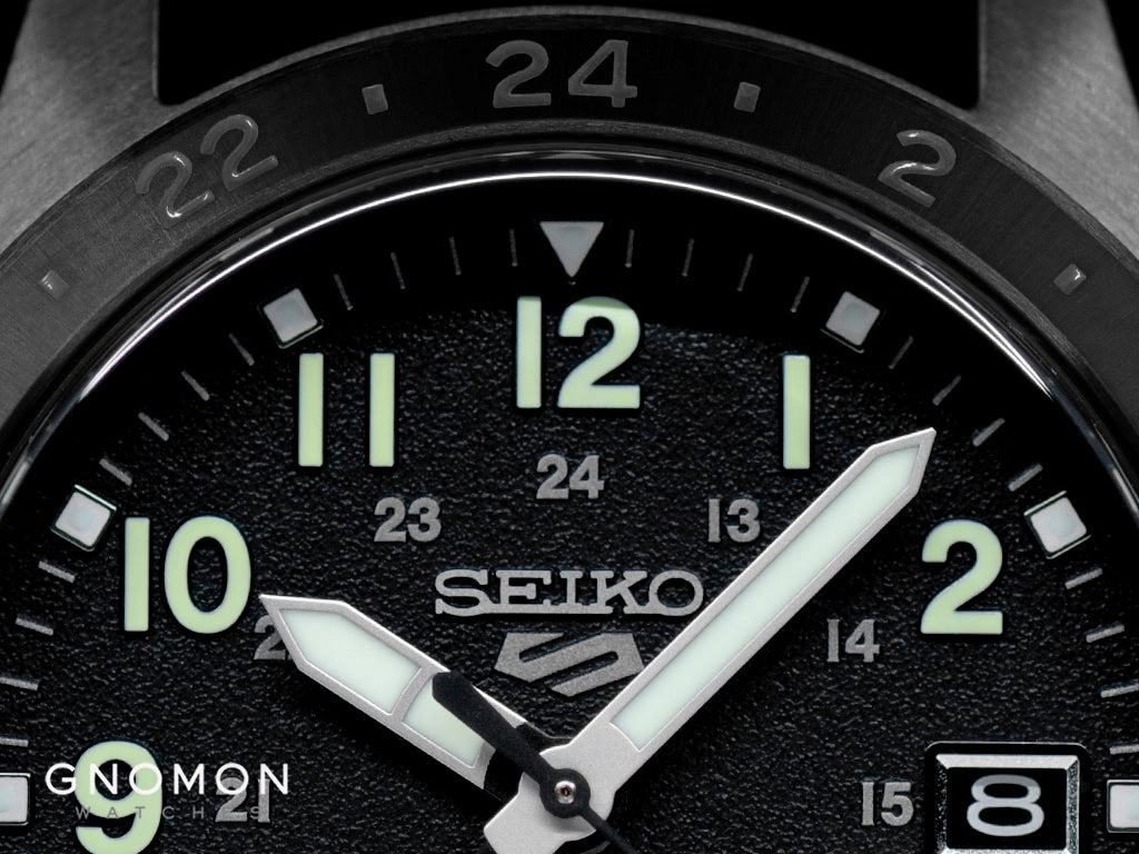 Seiko 5 Sports “Field Street Style” GMT Blackout Ref. SBSC013