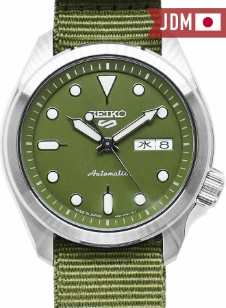 Seiko 5 Sports “Sports Style” Military Green 40 Ref. SBSA055