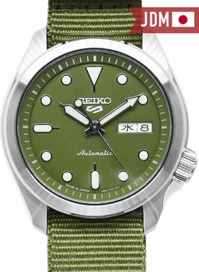 Seiko 5 Sports “Sports Style” Military Green 40 Ref. SBSA055