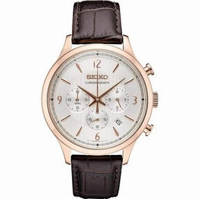 Seiko SSB342P1 Conceptual Chronograph Quartz Silver Dial Men's Watch