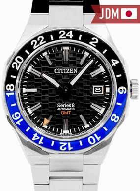 Series 8 880 Mechanical GMT Black/Blue Ref. NB6031-56E