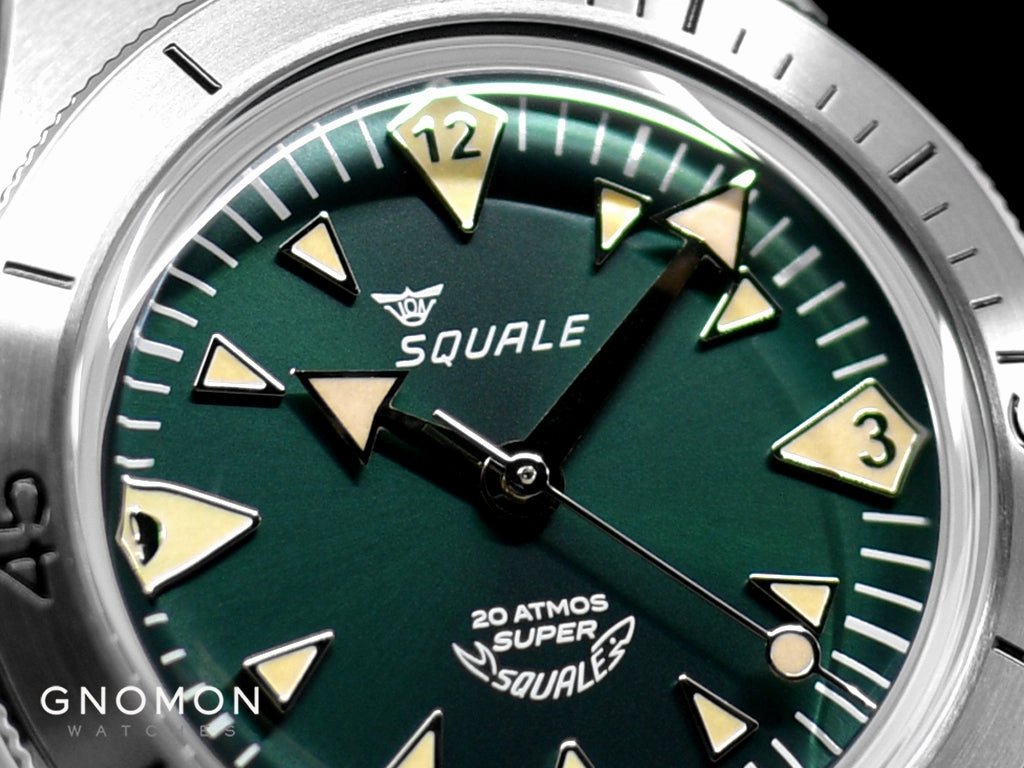 Super-Squale Big Arrows Green - Leather